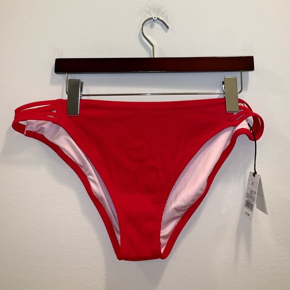 BRAND NWT Shade & Shore Red Bikini Bottoms sz XL - Picture 2 of 10